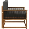 Lauko Vidurinis Sofa Natūrali