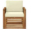 Lauko Vidurinis Sofa Natūrali