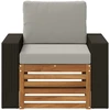 Lauko Vidurinis Sofa Natūrali