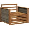 Lauko Vidurinis Sofa Natūrali