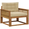 Lauko Vidurinis Sofa Natūrali