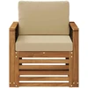 Lauko Vidurinis Sofa Natūrali