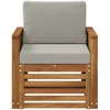 Lauko Vidurinis Sofa Natūrali