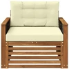 Lauko Vidurinis Sofa Natūrali