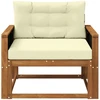Lauko Vidurinis Sofa Natūrali