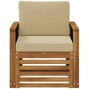 Lauko Vidurinis Sofa Natūrali