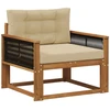 Lauko Vidurinis Sofa Natūrali