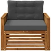 Lauko Vidurinis Sofa Natūrali