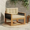 Lauko Vidurinis Sofa Natūrali