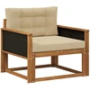 Lauko Vidurinis Sofa Natūrali