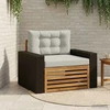 Lauko Vidurinis Sofa Natūrali