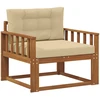 Lauko Vidurinis Sofa Natūrali