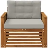 Lauko Vidurinis Sofa Natūrali
