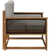 Lauko Vidurinis Sofa Natūrali