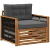 Lauko Vidurinis Sofa Natūrali