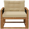 Lauko Vidurinis Sofa Natūrali