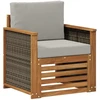 Lauko Vidurinis Sofa Natūrali