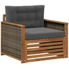 Lauko Vidurinis Sofa Natūrali
