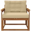 Lauko Vidurinis Sofa Natūrali