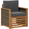 Lauko Vidurinis Sofa Natūrali