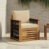 Lauko Vidurinis Sofa Natūrali