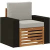 Lauko Vidurinis Sofa Natūrali