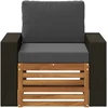Lauko Vidurinis Sofa Natūrali