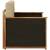 Lauko Vidurinis Sofa Natūrali