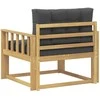 Lauko Vidurinis Sofa Poliesteris Balta