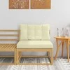Lauko Vidurinis Sofa Poliesteris Balta