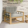 Lauko Vidurinis Sofa Poliesteris Balta