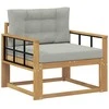 Lauko Vidurinis Sofa Poliesteris Balta