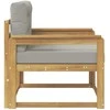 Lauko Vidurinis Sofa Poliesteris Balta
