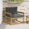 Lauko Vidurinis Sofa Poliesteris Balta