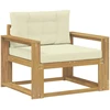 Lauko Vidurinis Sofa Poliesteris Balta