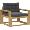 Lauko Vidurinis Sofa Poliesteris Balta