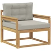 Lauko Vidurinis Sofa Poliesteris Balta
