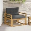 Lauko Vidurinis Sofa Poliesteris Balta