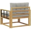 Lauko Vidurinis Sofa Poliesteris Balta