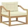 Lauko Vidurinis Sofa Poliesteris Balta