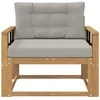 Lauko Vidurinis Sofa Poliesteris Balta