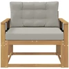 Lauko Vidurinis Sofa Poliesteris Balta