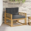 Lauko Vidurinis Sofa Poliesteris Balta