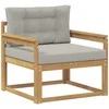 Lauko Vidurinis Sofa Poliesteris Balta