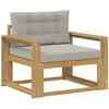 Lauko Vidurinis Sofa Poliesteris Balta