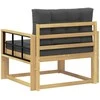 Lauko Vidurinis Sofa Poliesteris Balta