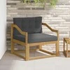 Lauko Vidurinis Sofa Poliesteris Balta