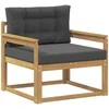 Lauko Vidurinis Sofa Poliesteris Balta