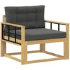 Lauko Vidurinis Sofa Poliesteris Balta