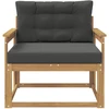 Lauko Vidurinis Sofa Poliesteris Balta